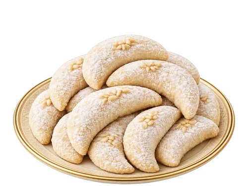 Cornes de gazelle saupoudrées de sucre glace